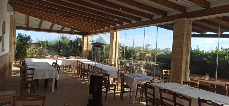 Panoramica in giardino